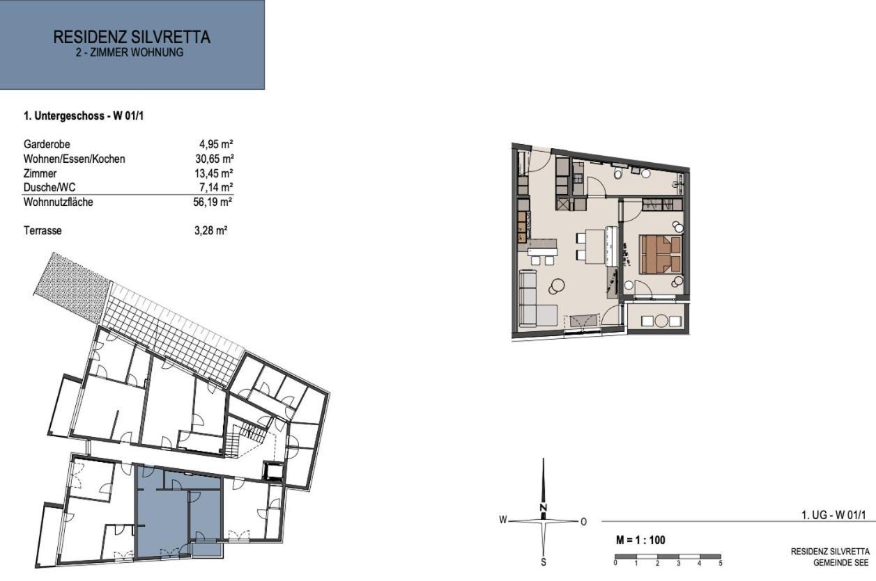 Exklusiv Und Elegantes Apartment In Der Residenz Silvretta - Inklusive Silvretta Card Premium See Exterior foto